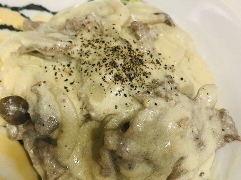 ヘルシー♡ラム肉の豆乳クリーム煮